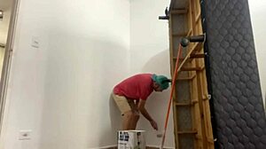 i called the builder over while hubby's away... now sucking him off bad