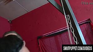 stunning busty alyssa divine dominated deep in stockings creampie