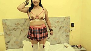 stepsis moans loud riding stepbro's cock hard in hotel bed after dirty talk