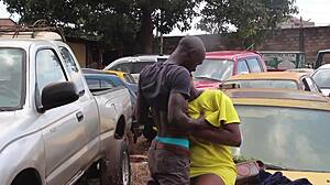 the mechanic's long cock makes me squirt deep in ass at garage