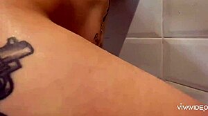 Dad Spies Bathroom Cums In Mouth On Feet