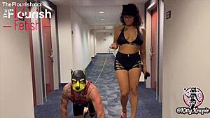 bad pup ash pegged hard by kitty kewpie in chi-town