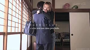 Divorced Young Japanese Mom Seduces Reclusive Younger Brother in Legendado Tale