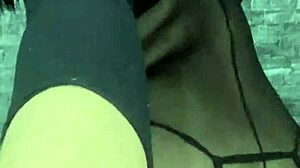 domming my latina friend in pantyhose heels boots on cock for creampie 🔥👠🍑