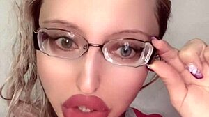 hey russian glasses babe in full fetish storyline movie