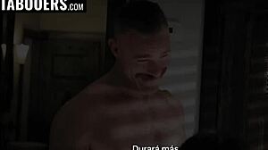 Sons gf teases old guys cock finally gets sideways fucked