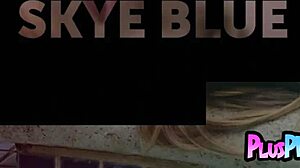 sky blue's huge tits so sexy naked posing playboy style?