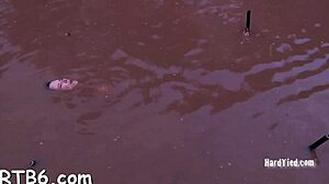 garage bdsm sloppy punishment tosses hotty nasty pussy fuck