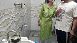 Indian bhai catches bhen masturbating then demands rough anal roleplay fuck in hindi despite her protests