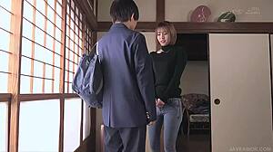 Divorced Young Japanese Mom Seduces Reclusive Younger Brother in Legendado Tale