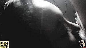 Brunette Latina Mommy Sucks Neighbor's Dick in Valentine's Trailer Creampie