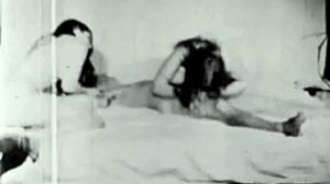 hairy mature beaver fucked in vintage erotic silent film