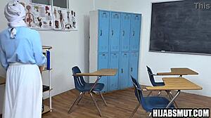 american students lure muslim teacher into classroom foursome tease