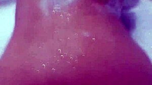 wife's huge ass bubbles in jacuzzi tub