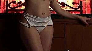 Hot Milf Rips Clothes Masturbates Shaved Pussy Orgasm in POV