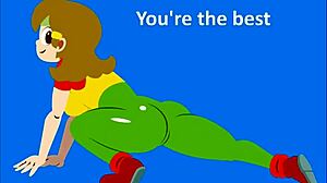 Minus8 hentai lesbians workout in leggings 👙💦