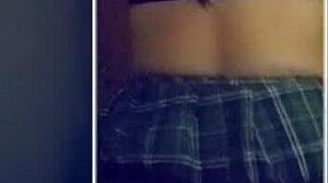 schoolgirl slut begs for cock ends up bent over doggystyle