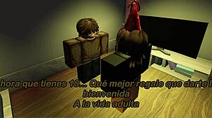 a birthday surprise turns into monster cock pounding big tits ass cum fest