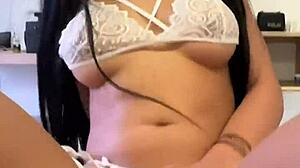 backstage i'm fucking hot latina model's big tits pussy pov vertical ride