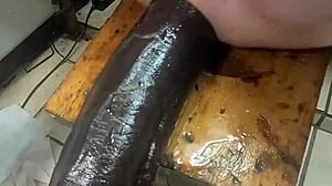 Huge Hankeys Toys Triple Anal Penetration Stretches Solo