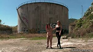 alt dude dominates chubby babe with hardcore public bdsm fuck