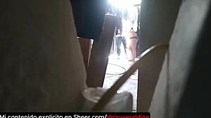 Spying Cuckold Watches Wife Seduce Delivery Man Fuck
