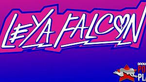 Blonde Slut Leya Falcon Toys Her Pink Holes Close-Up