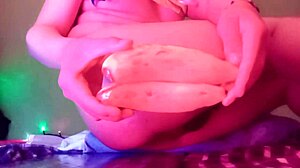 tranny maddy diamond masturbates her round latina ass with two bananas trailer 🍌🍑💦