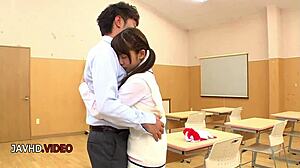 miu suzuha masturbates seducing her dominant teacher