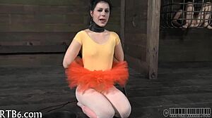 Lusty girl faces naughty facial punishment in intense close-up castigation