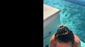 gf gives me that deep public bj right by the infinity pool in costa rica...