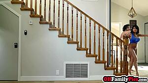 daisy lavoy and ember snow swap stepdads for hardcore foursome fun?