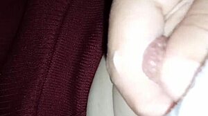 Huge nipples leak milk in steamy bath