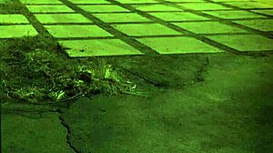 Bound teen endures extreme outdoor BDSM fuck like it's the sixties