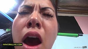 petite asian teen megan rain races roommate to wildest sybian machine orgasm ever