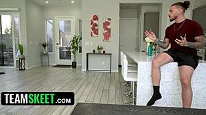 Stepsister's Bouncy Tits Sucked and Fucked by Perverted Stepbrother