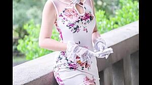 Helene tw rocks chinese dress in jerk off challenge part 4 showdown