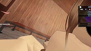 roblox and kitten dominated hard in bed 😈💦