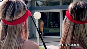 Cpr Training Explodes into Fourway Oral with Bikini Lifeguards