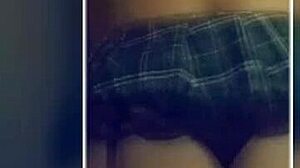 schoolgirl slut begs for cock ends up bent over doggystyle