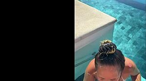 gf gives me that deep public bj right by the infinity pool in costa rica...