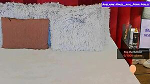 adelayne nykol maya maley strips teases her wet pussy