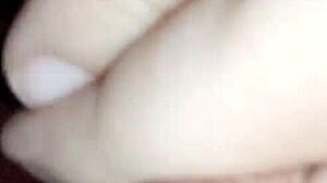 Huge nipples leak milk in steamy bath