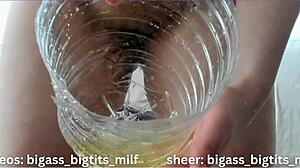 curious peeping sparks wet latina's solo play