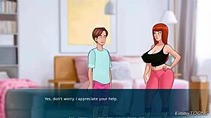 stepbro catches stepsis masturbating!! she deepthroats his monster cock then begs bedroom fuck - kimmytoons