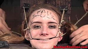 Submissive babe's tearful humiliation and rough punishment breaks her