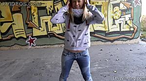 Violeta Revels in Her Proud Public Puddle Moment