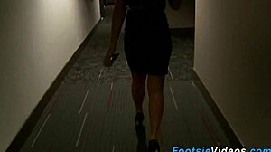 busty babes' feet milk massive cumshots in fetish footjob heaven