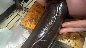 Huge Hankeys Toys Triple Anal Penetration Stretches Solo