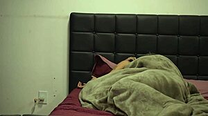 novinha gets filmed fucking friends on blanket by sneaky camera